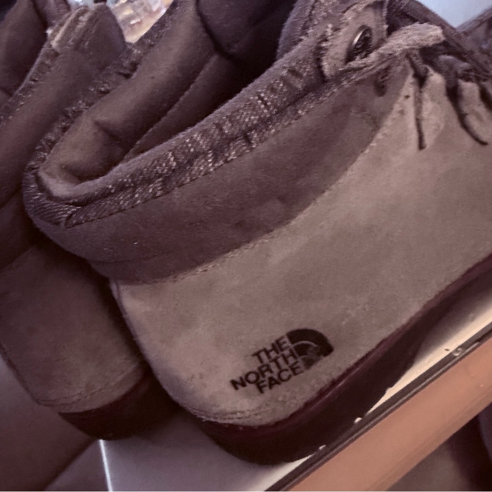The North Face Ballard Roll Down Grey Suede HydroSeal Heat Seeker Boots Wmns 7.5 - Picture 10 of 13